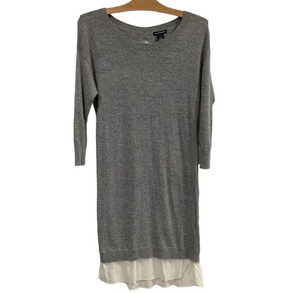 Club Monaco | Dress Sweater Wool Cashmere Blend Gray 3/4 Sleeves- Size Medium - Picture 1 of 8
